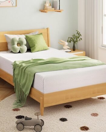 Children's bed, memory foam mattress